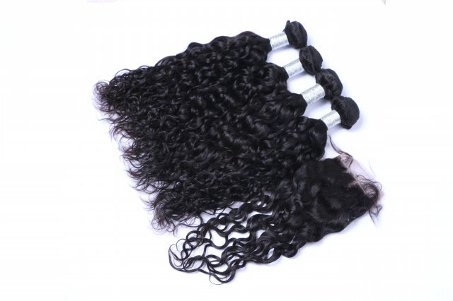 Cheap hot sale tangle free virgin remy hair extensions WJ042